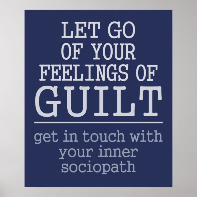 Poster drôle d'auto-connaissance (Devant)