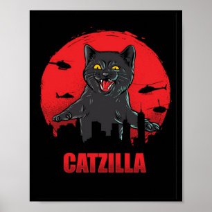 Poster drôle de Catzilla
