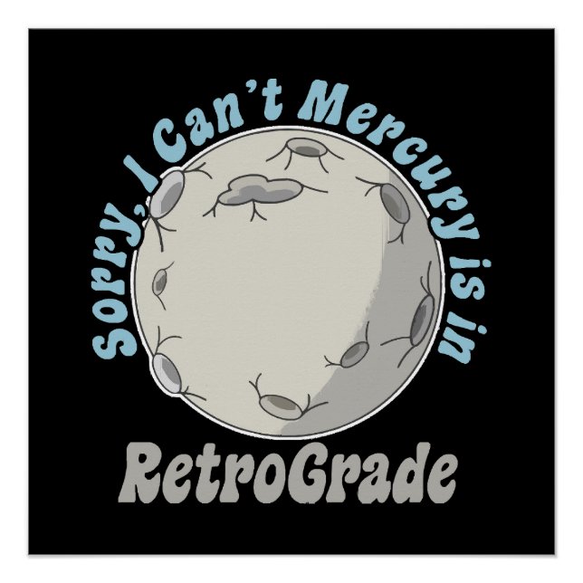 Poster Drôle de rétrograde de Mercure (Devant)