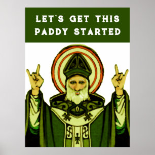 Poster Drôle de St. Patrick