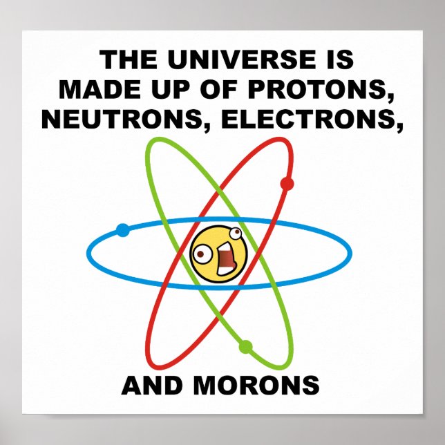 Poster drôle de Universe Morons (Devant)