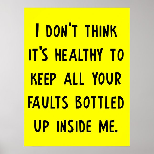 Poster drôle de vos fautes (Devant)