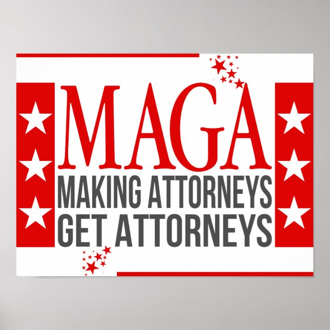 Poster drôle MAGA avec une citation politique sarc (Devant)