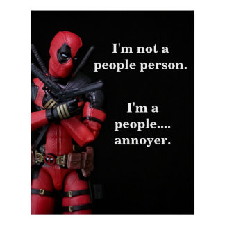 Poster Drôle Toy Photography Anti-Héros