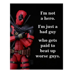 Poster Drôle Toy Photography Anti-Héros