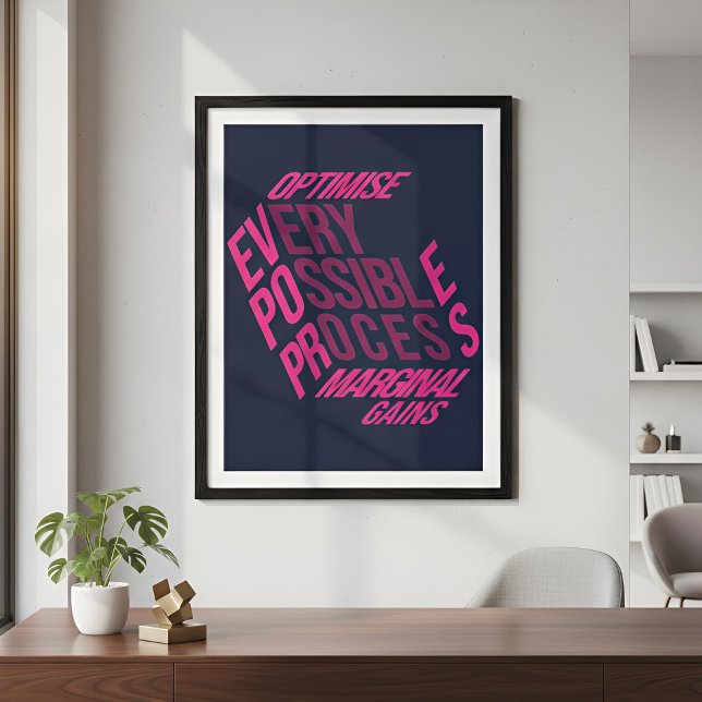 Poster Dry Motivation | Marginal Gains | Midnight Berry (Lifestyle Shot)