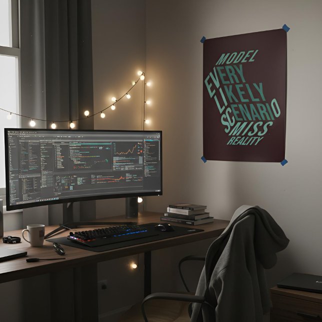 Poster Dry Motivation | Modelled Reality | Deepwater (Lifestyle Shot)