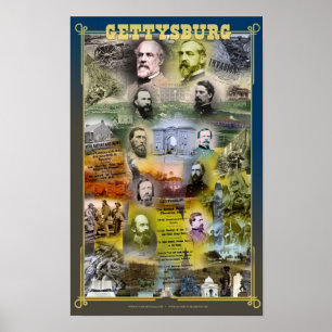 Poster du 150e anniversaire de Gettysburg
