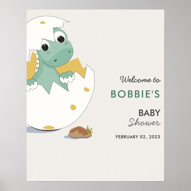 Poster du Baby shower de bienvenue Whimsical Baby  (Devant)