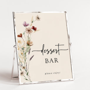 Poster du Baby shower Floral Boho