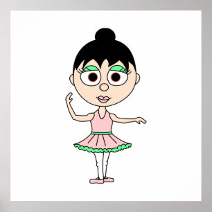 Poster du Ballet Troisième position - Série Baller