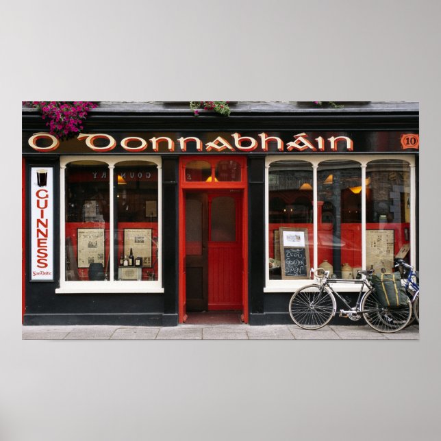 Poster du bar irlandais O Donnabhain (Devant)