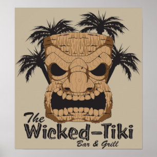 Poster du bar Wicked Tiki