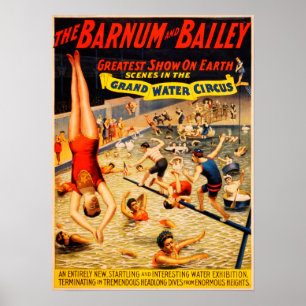 Poster du Barnum and Bailey Grand Water Circus