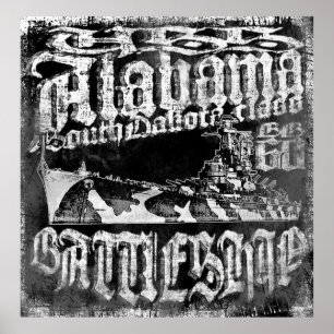 Poster du Battleship Alabama