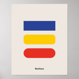 Poster du Bauhaus, affiche de l'exposition du Bauh