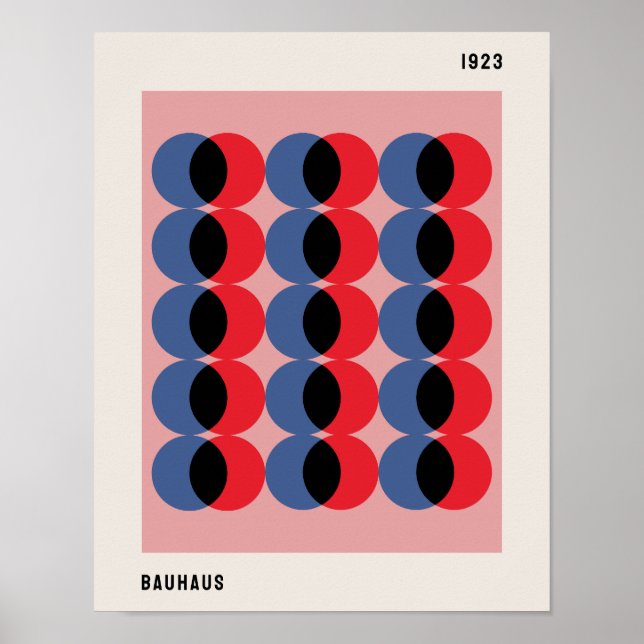 Poster du Bauhaus, Bauhaus Circles B34 (Devant)