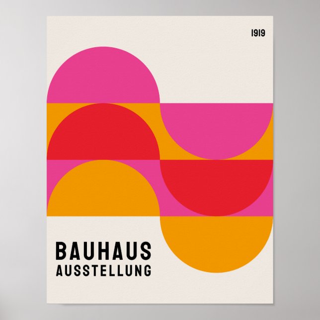 Poster du Bauhaus, Exposition du Bauhaus 1919 B18 (Devant)