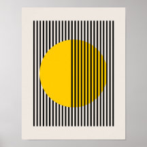 Poster du Bauhaus, Poster des Lignes du Cercle Jau