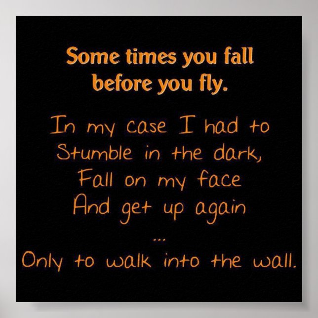 Poster du bon Humour (Devant)