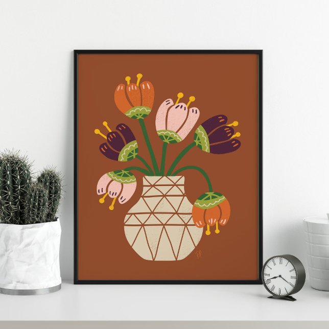 Poster du Bouquet Mid Mod Tulips (Créateur téléchargé)