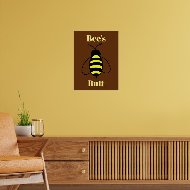 Poster du bouton de l'abeille (Salon 2)