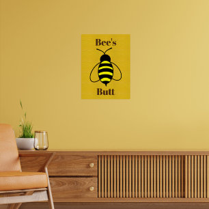 Poster du bouton de l'abeille