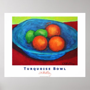 Poster du Bowl Turquoise