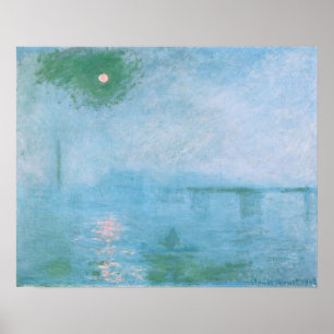 Poster du brouillard sur la Tamise (par Claude Mon
