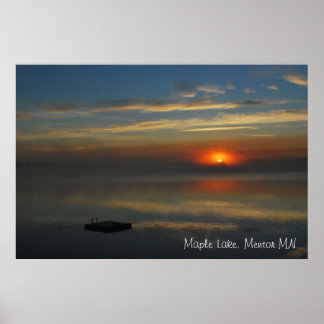 Poster du brouillard sur Maple Lake