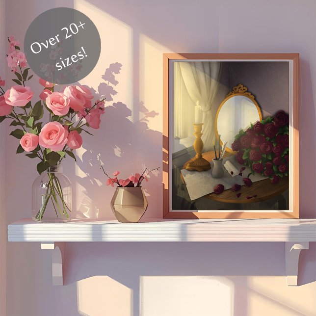 Poster du bureau d'écriture vintage (Créateur téléchargé)