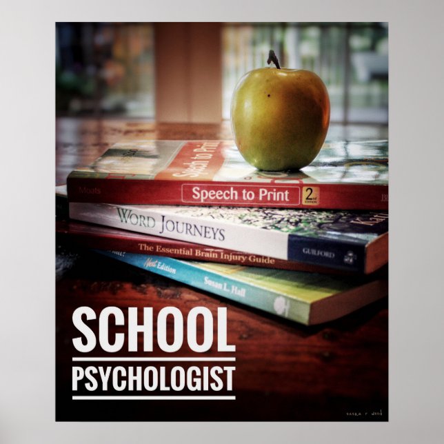 Poster du bureau du psychologue scolaire Imprimer (Devant)
