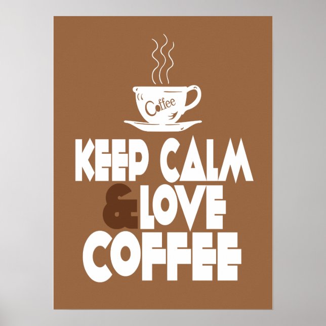 Poster du café au calme et à l'amour (Devant)