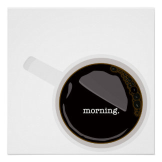 Poster du café du matin