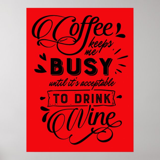 Poster Du Café Et Du Vin (Devant)