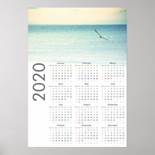 Poster du calendrier 2020 de Seagull