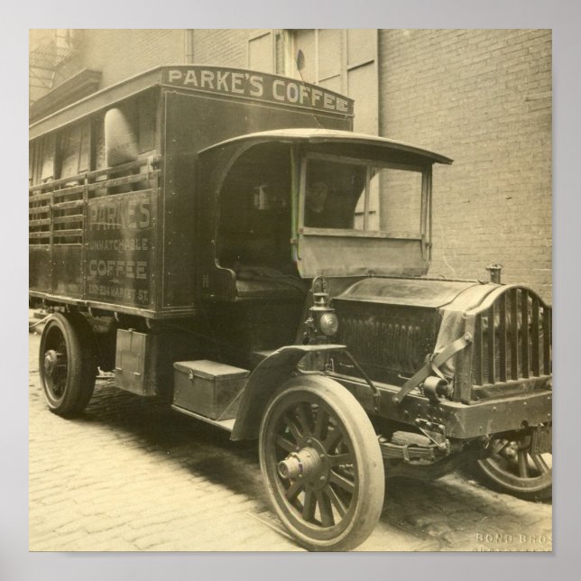 Poster du camion-café (Devant)