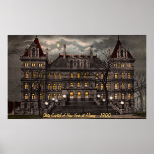 Poster du Capitole d'État Albany NY