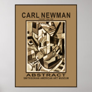 Poster du Carl Newman Abstrait Museum
