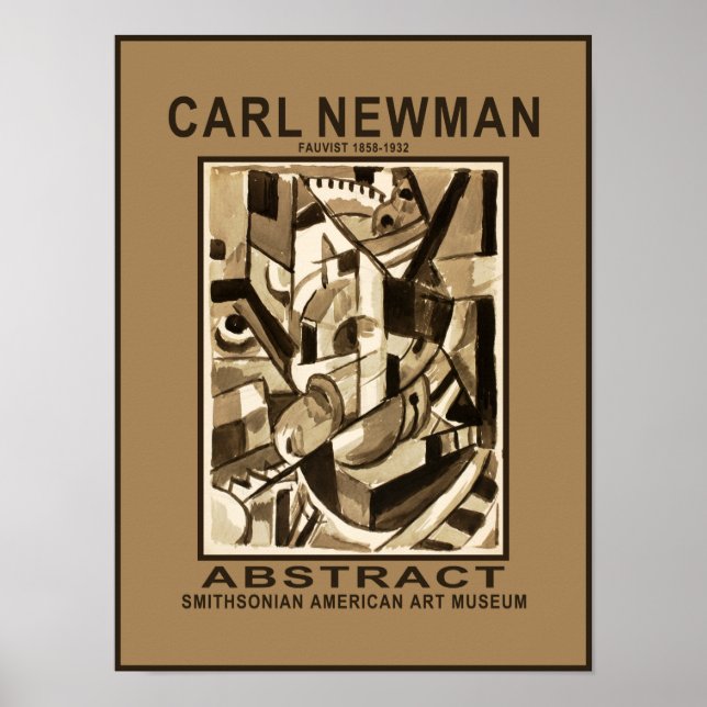 Poster du Carl Newman Abstrait Museum (Devant)