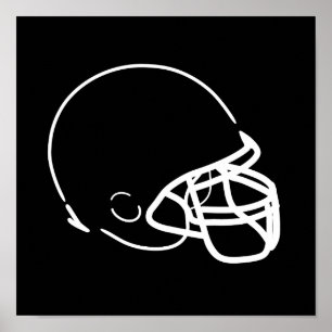 Poster du casque de football