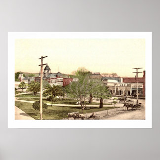 Poster du centre-ville de Healdsburg Imprimer