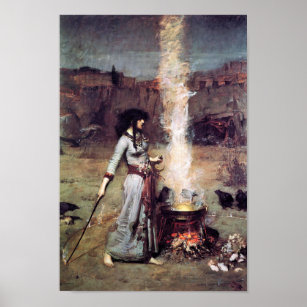 Poster du Cercle magique pré-Raphaelite Waterhouse