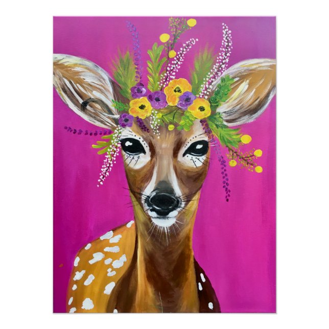 Poster du cerf brillant (Devant)