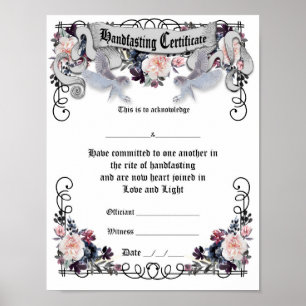 Poster du certificat de jeûne - Chouettes d'Imagin