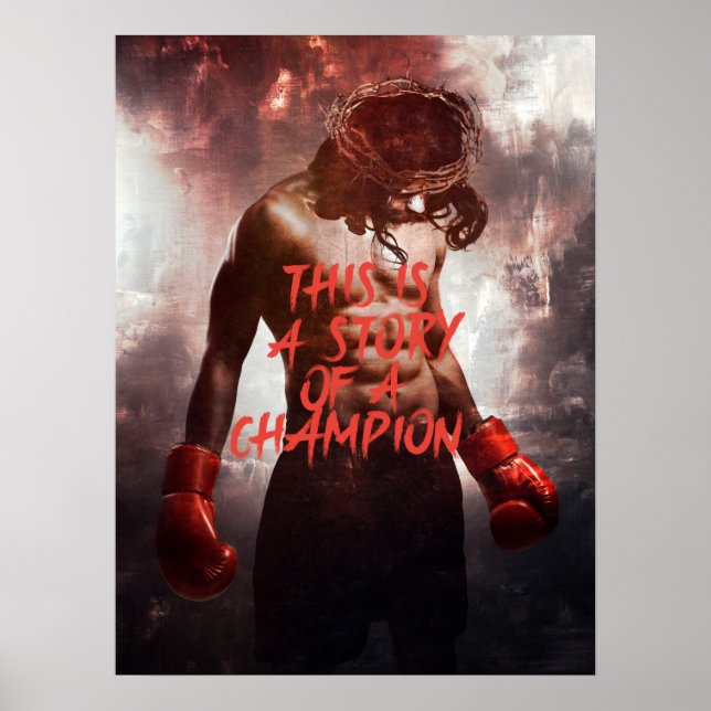 Poster du Champion Jésus (Devant)