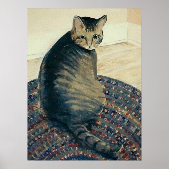 Poster du chat Tabby (Devant)