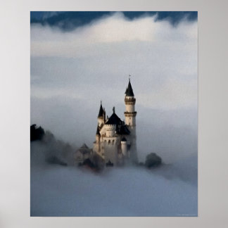 Poster du château dans les nuages