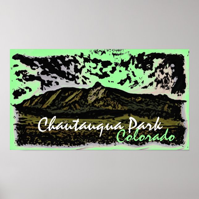 Poster du Chautauqua Park Colorado (Devant)