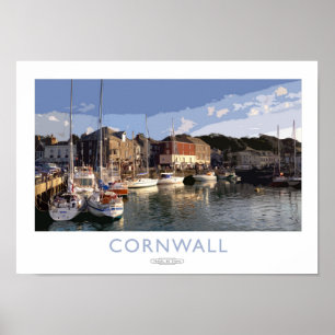 Poster du chemin de fer Cornwall
